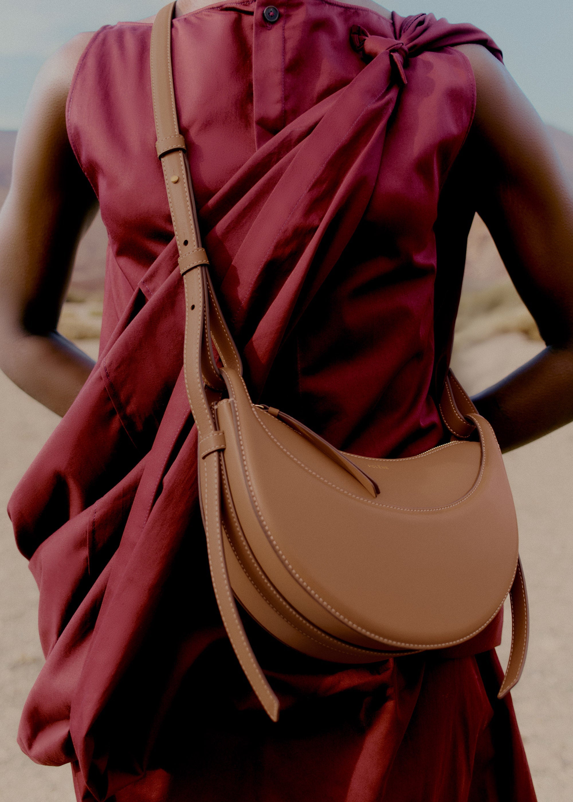 Numéro Dix - Camel Glattes Leder
