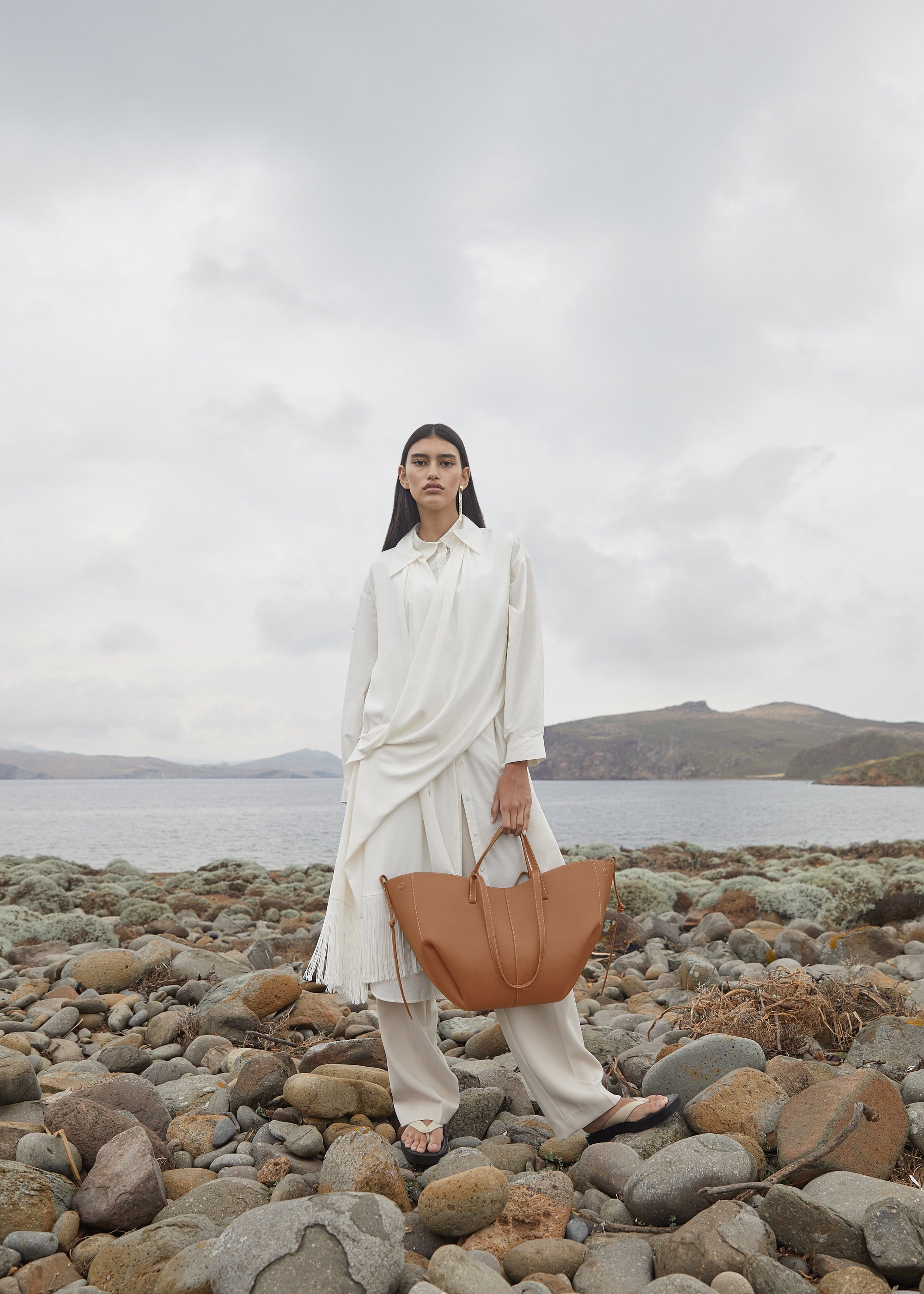 Cyme - Camel Genarbtes Leder
