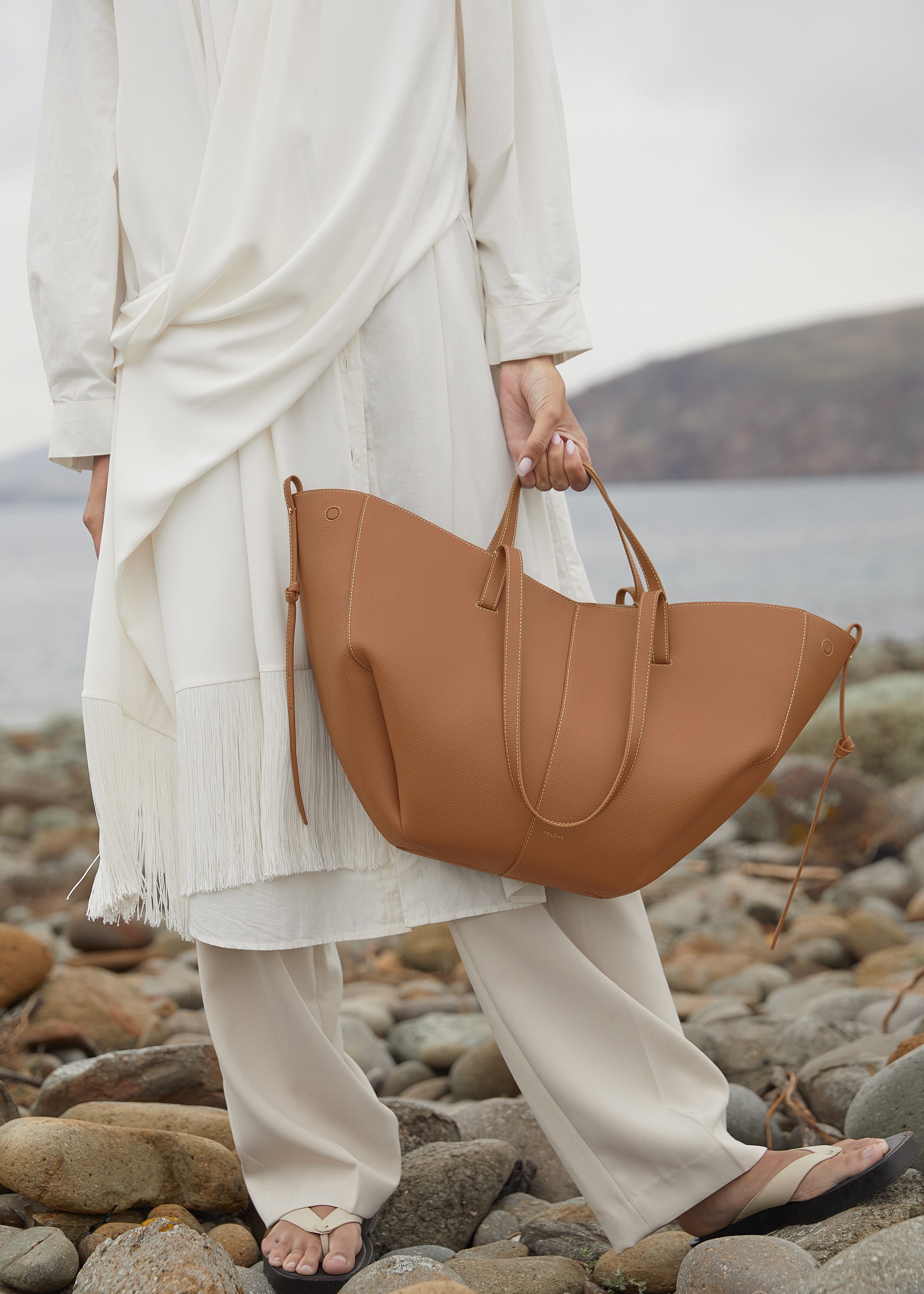 Cyme - Camel Genarbtes Leder
