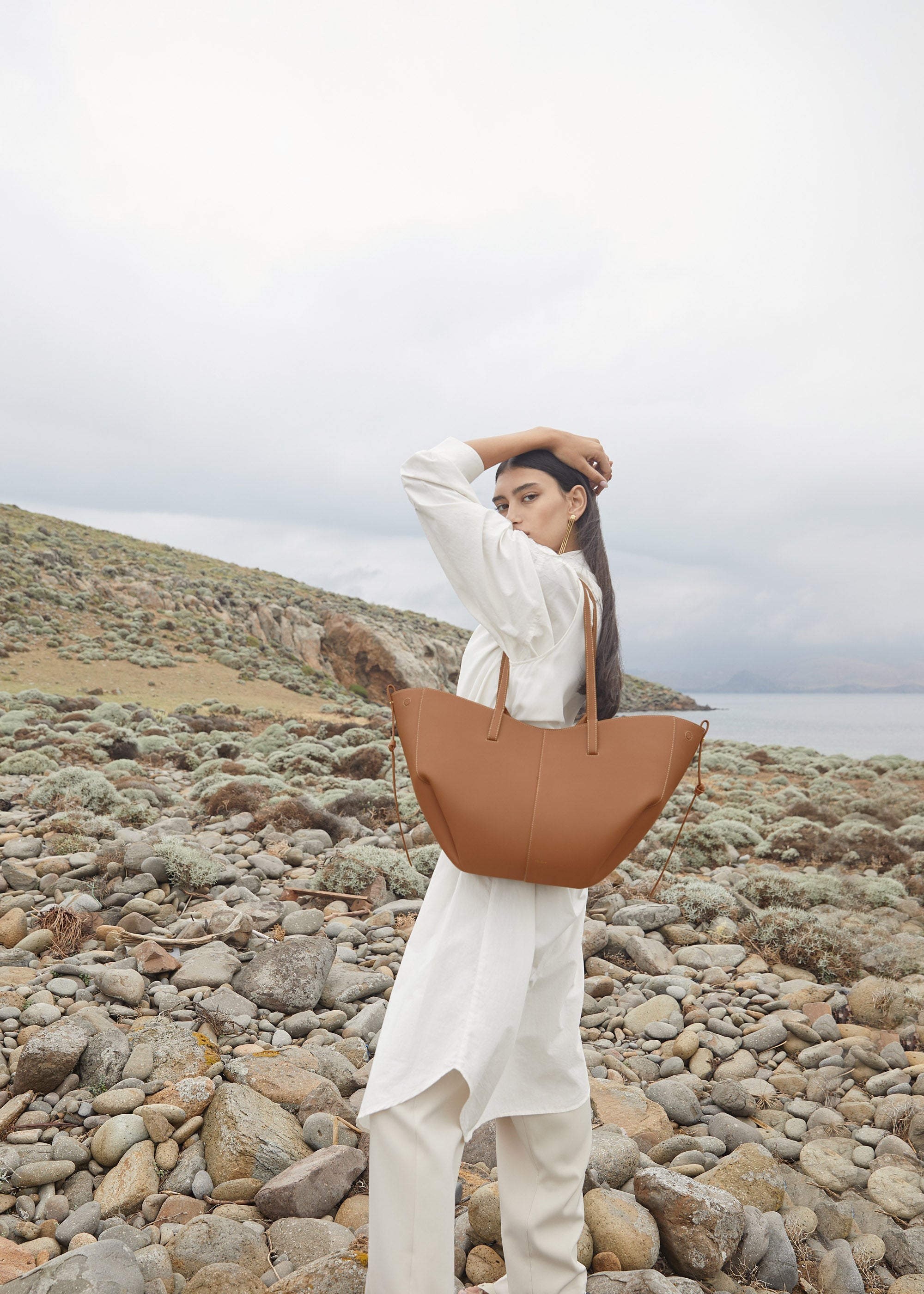 Cyme - Camel Genarbtes Leder