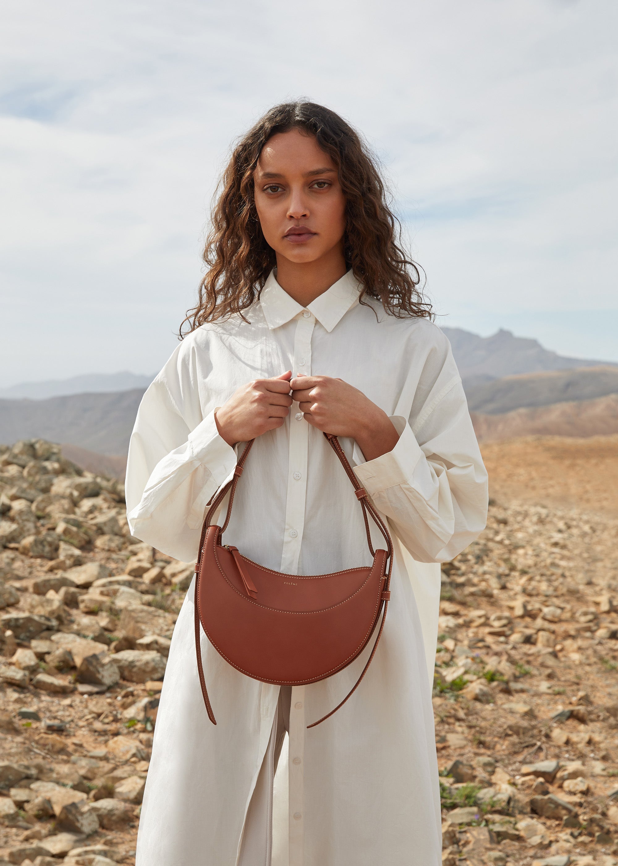 Numéro Dix - Cognac Glattes Leder