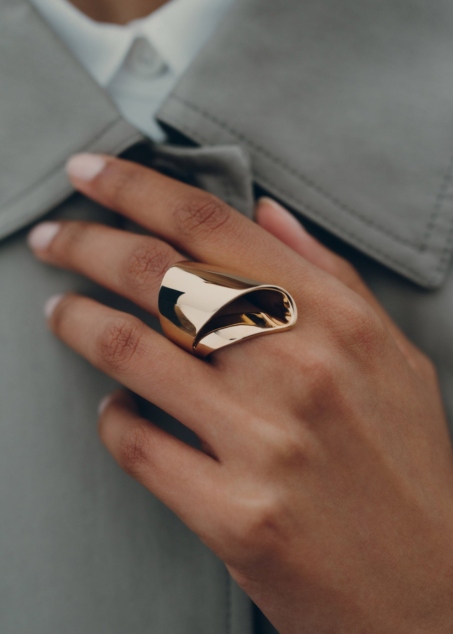 Wickelring Éole - Goldedition 24 Karat vergoldet