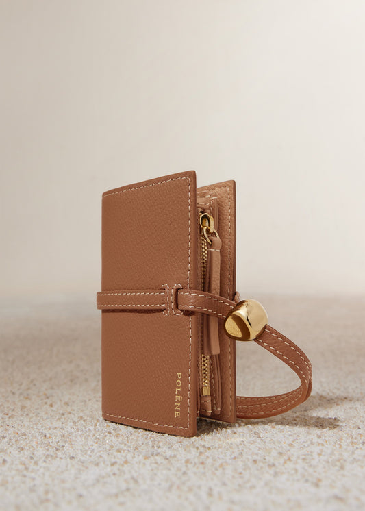 Kartenetuis Kayé - Duo Camel Genarbtes Leder