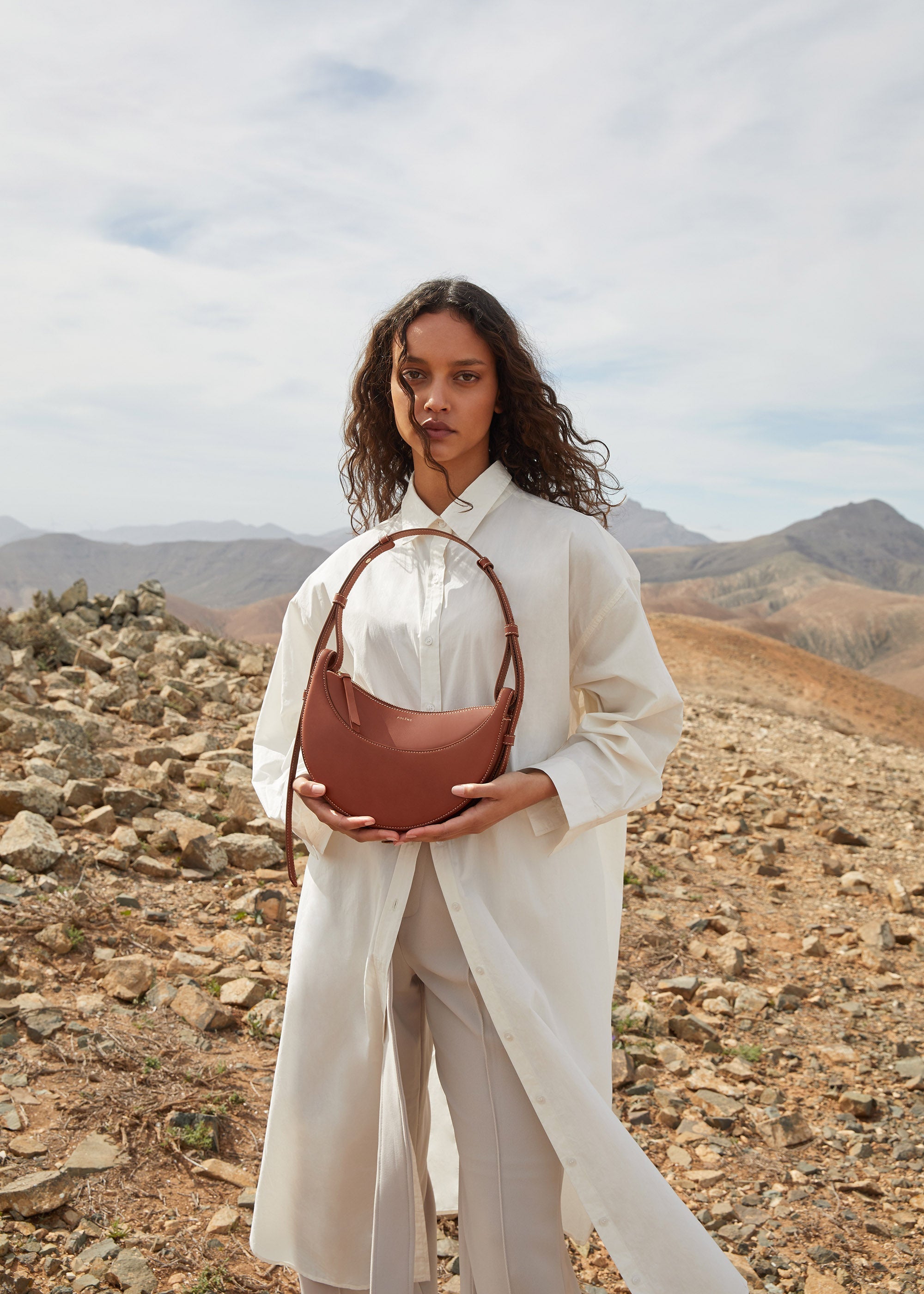 Numéro Dix - Cognac Glattes Leder