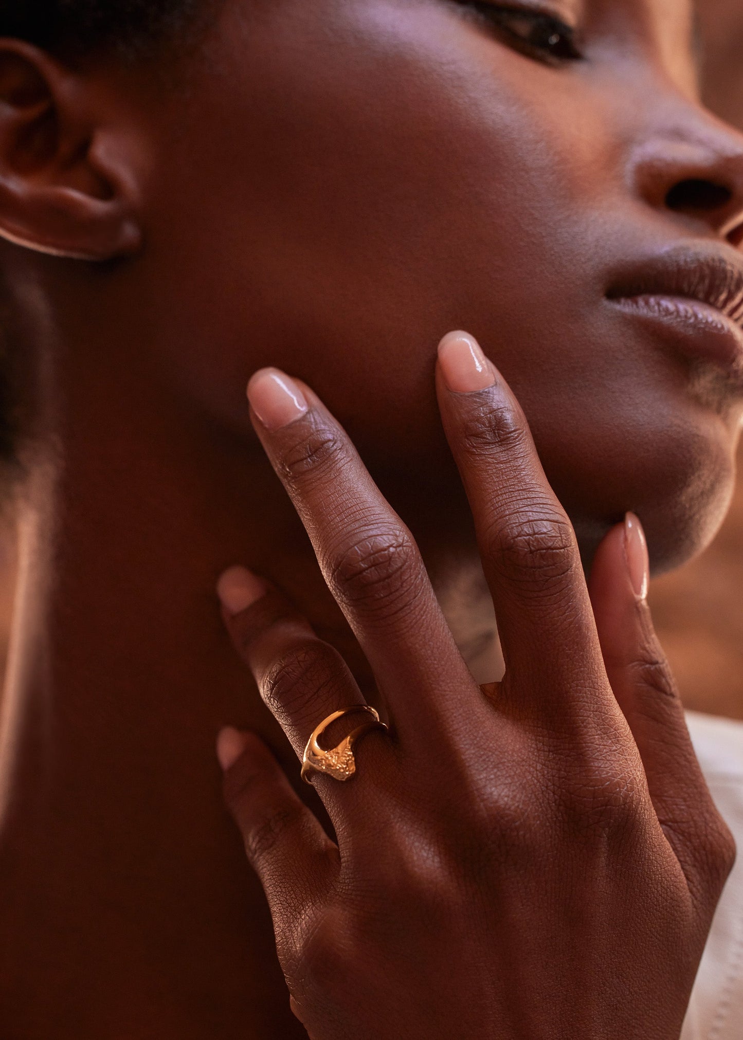 Feiner Ring Eroz - Goldedition 24 Karat vergoldet