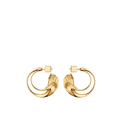 Creolen Eroz - Goldedition 24 Karat vergoldet