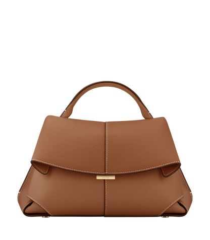 Mokki - Camel Genarbtes Leder