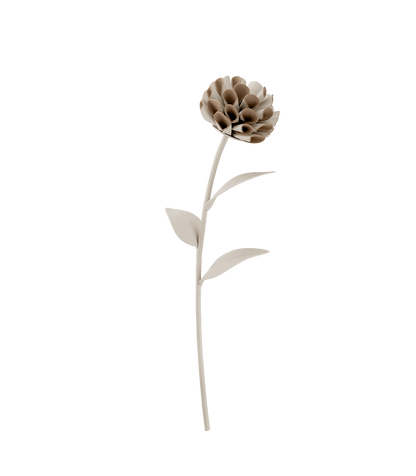 Blume Dalium - Duo Kreide Genarbtes Leder
