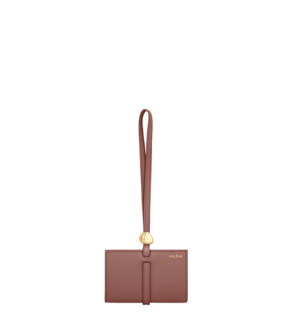 Kartenetuis Kayé - Duo Blush Genarbtes Leder