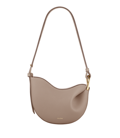 Tonca - Taupe Genarbtes Leder